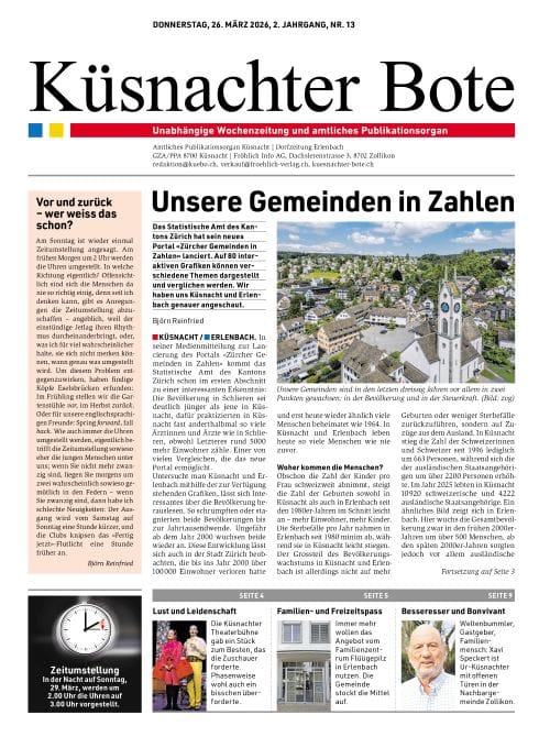 Küsnachter Bote Vorschau