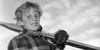 In den 1950er-Jahren: Thomas Klameth mit Ski über der Schulter. (Bild: Comet Photo AG © ETH-Bibliothelk Zürich, Bildarchiv)