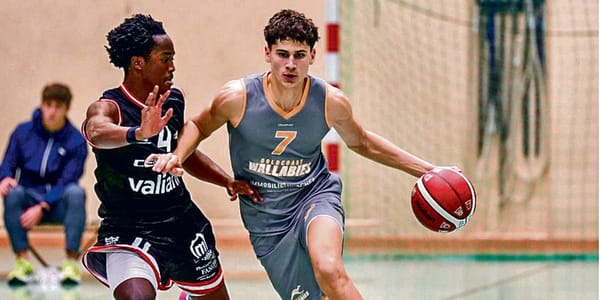 Dynamisch: Die B-Herren der Goldcoast Wallabies dribbeln sich zum Sieg. (Bild: zvg)