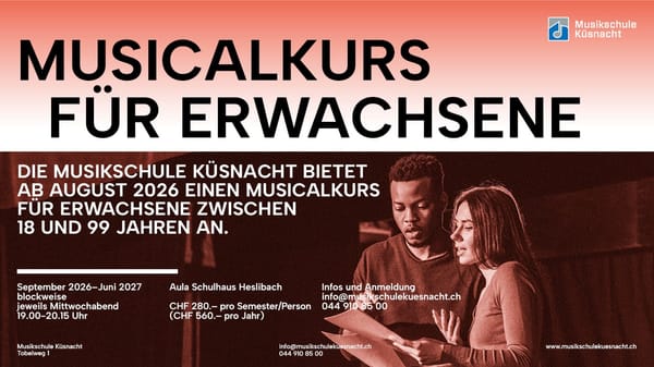 Neues Musical-Angebot für Erwachsene in Küsnacht