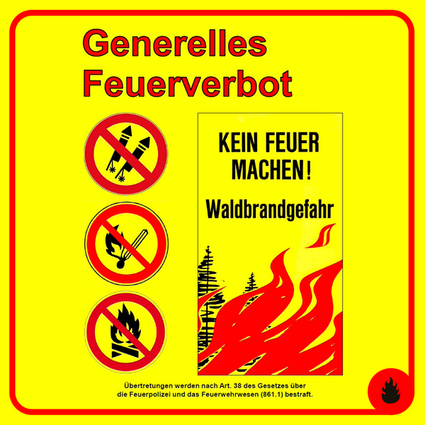 Akute Brandgefahr: Bezirk Meilen erlässt generelles Feuerverbot